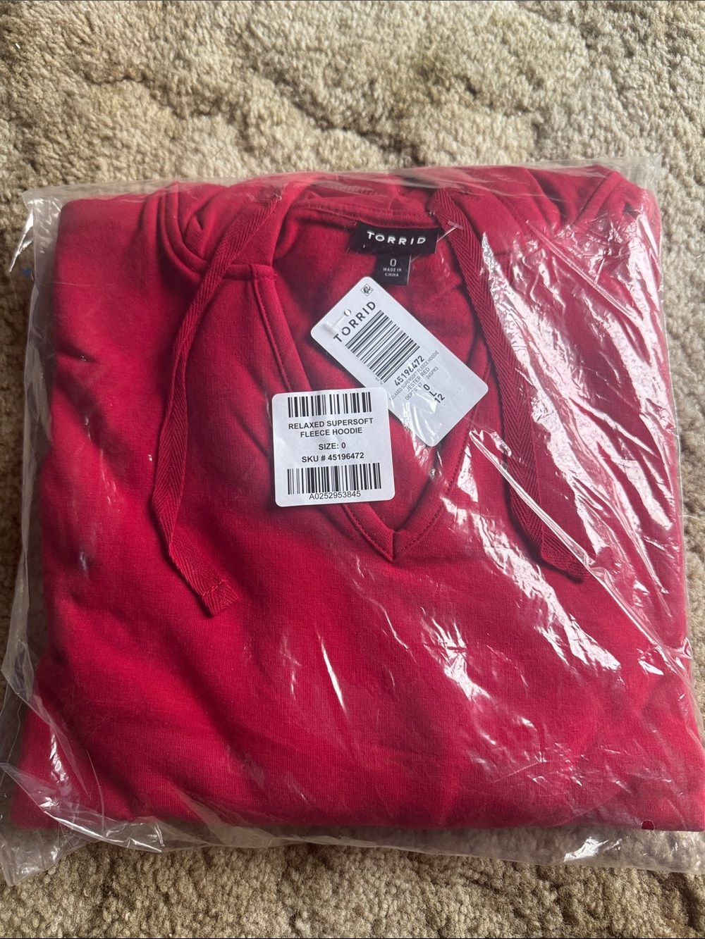 torrid Red Cowl Neck Supersoft Fleece Sweater